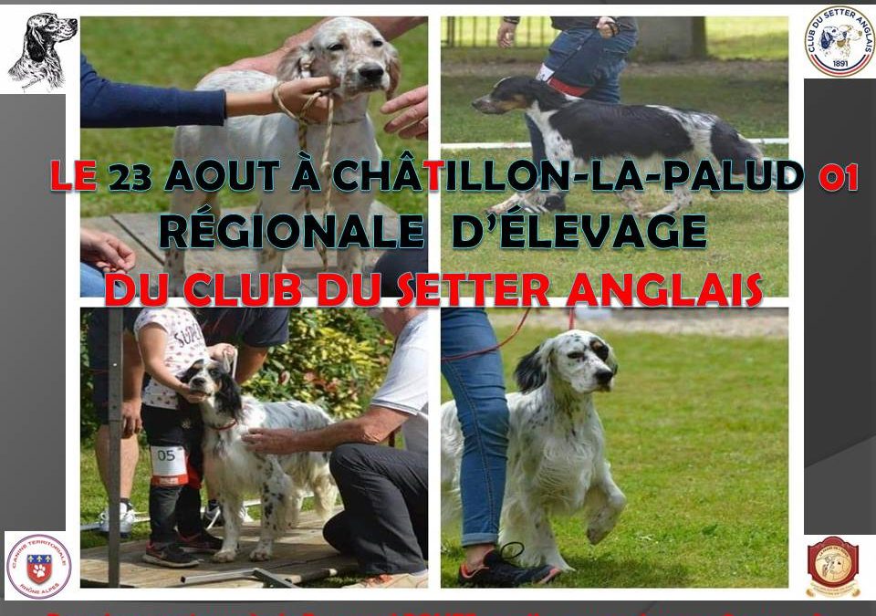 RÉGIONALE D’ÉLEVAGE CHALILLON LA PALLUD (01)