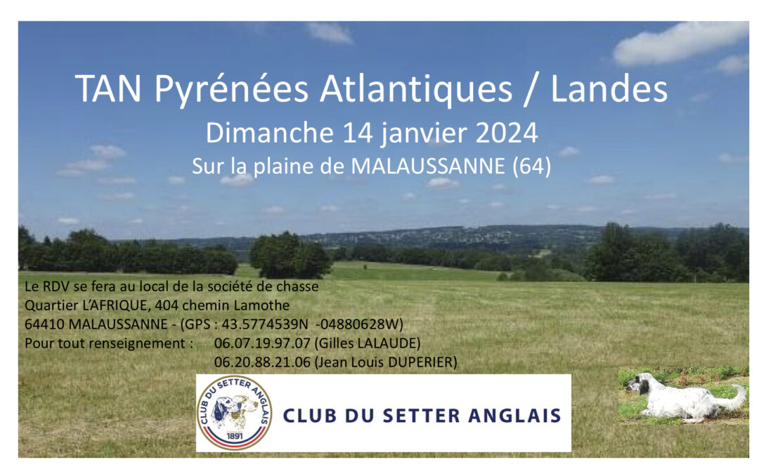 TAN Pyrénées-Atlantiques et Landes dimanche 14/01/2024